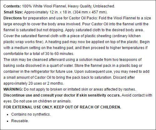 Home Health Wool Flannel Small (1x12X18 IN)