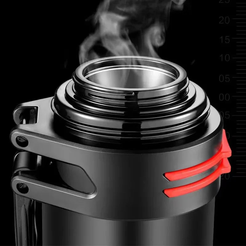 NNEOBA 2000ML Thermos Bottle Black