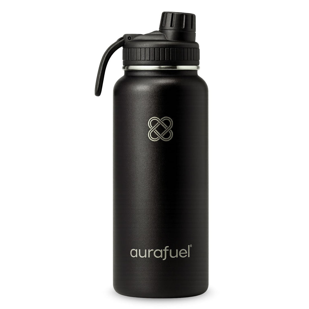 Stainless Steel Drink Bottle - Black