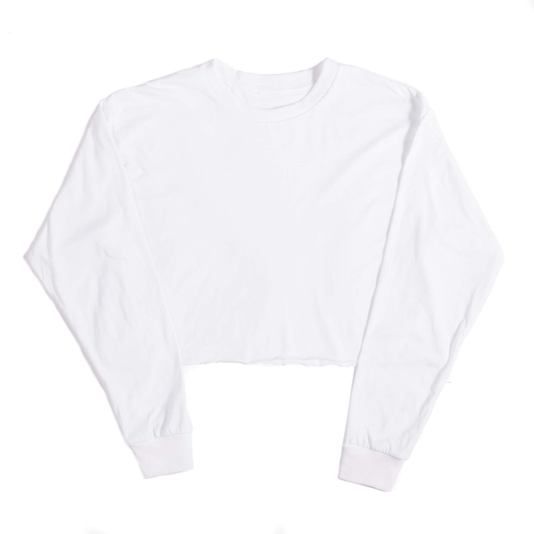 6045 - Women's Cropped Long Sleeve Tee